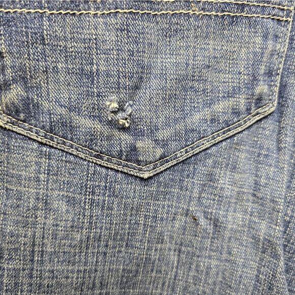 Vintage Men's Phat Farm Blue Denim Shorts - Picture 7 of 8